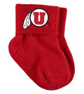 Utah Utes Baby Socks