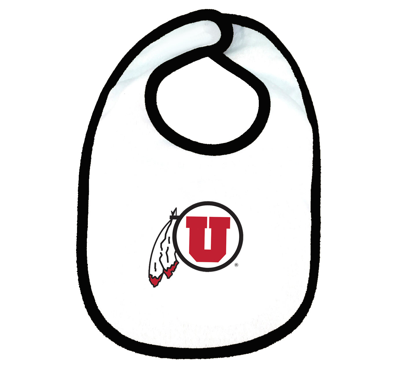 Utah Utes Baby Bib
