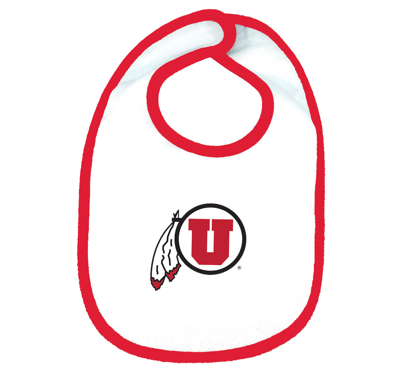 Utah Utes Baby Bib