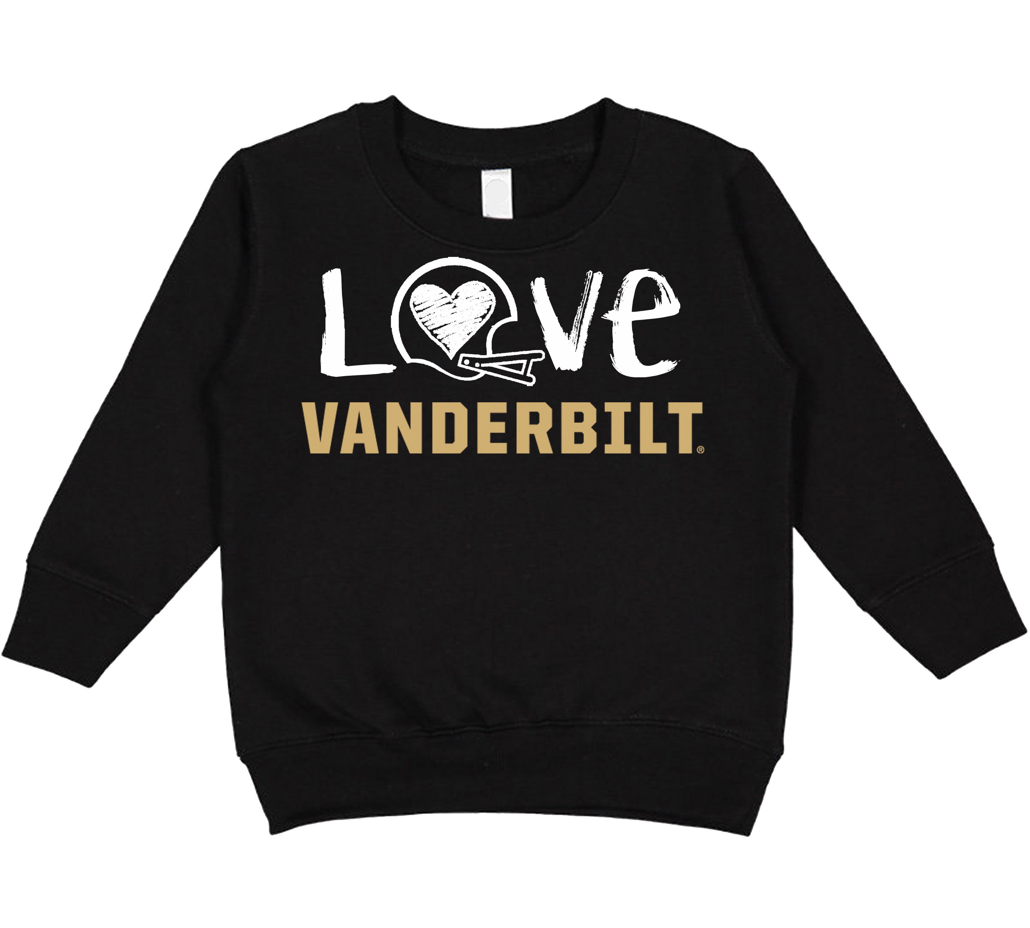 Vanderbilt Commodores DOODLE ART Baby/Toddler/Youth Sweatshirt