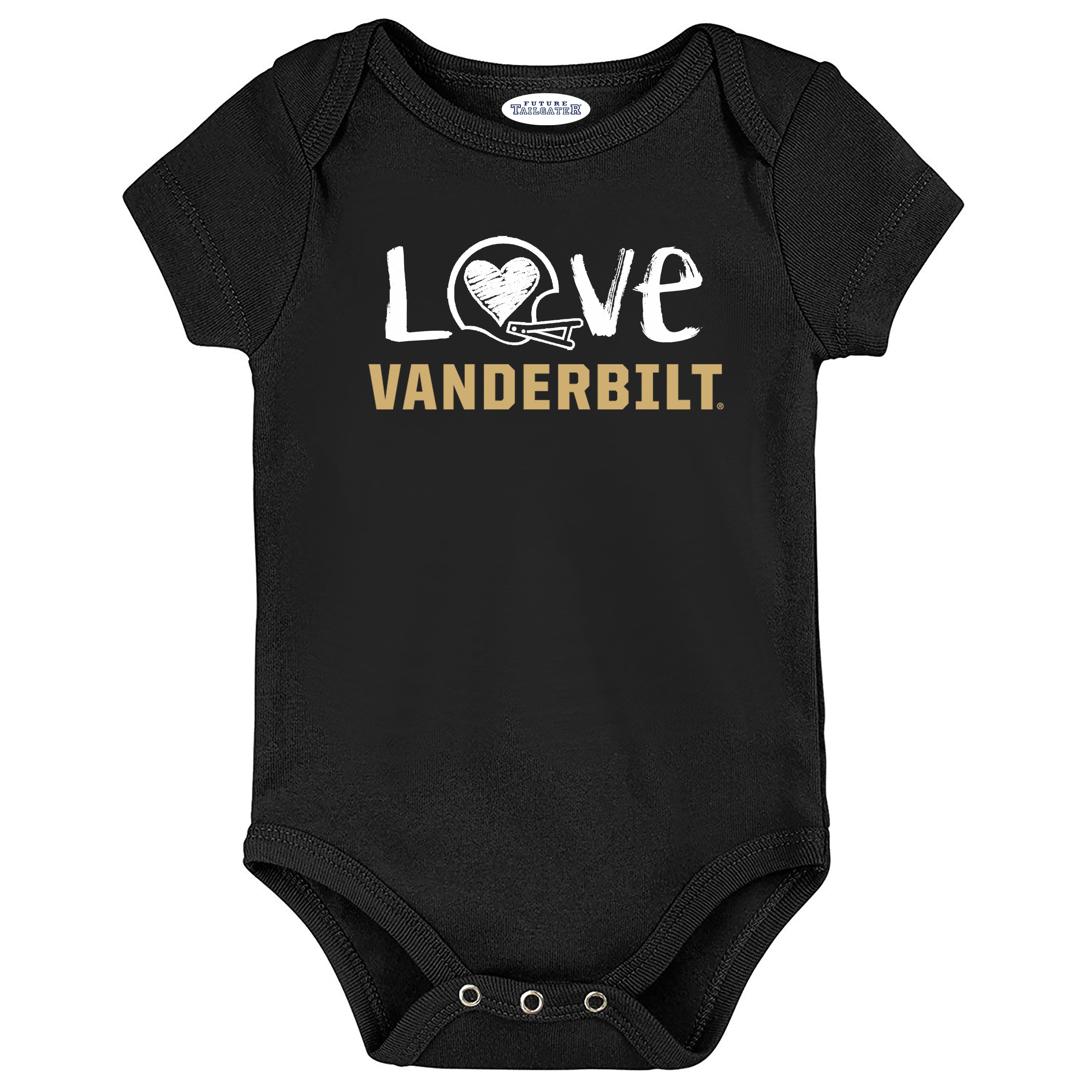 Vanderbilt Commodores Doodle Art Baby Bodysuit