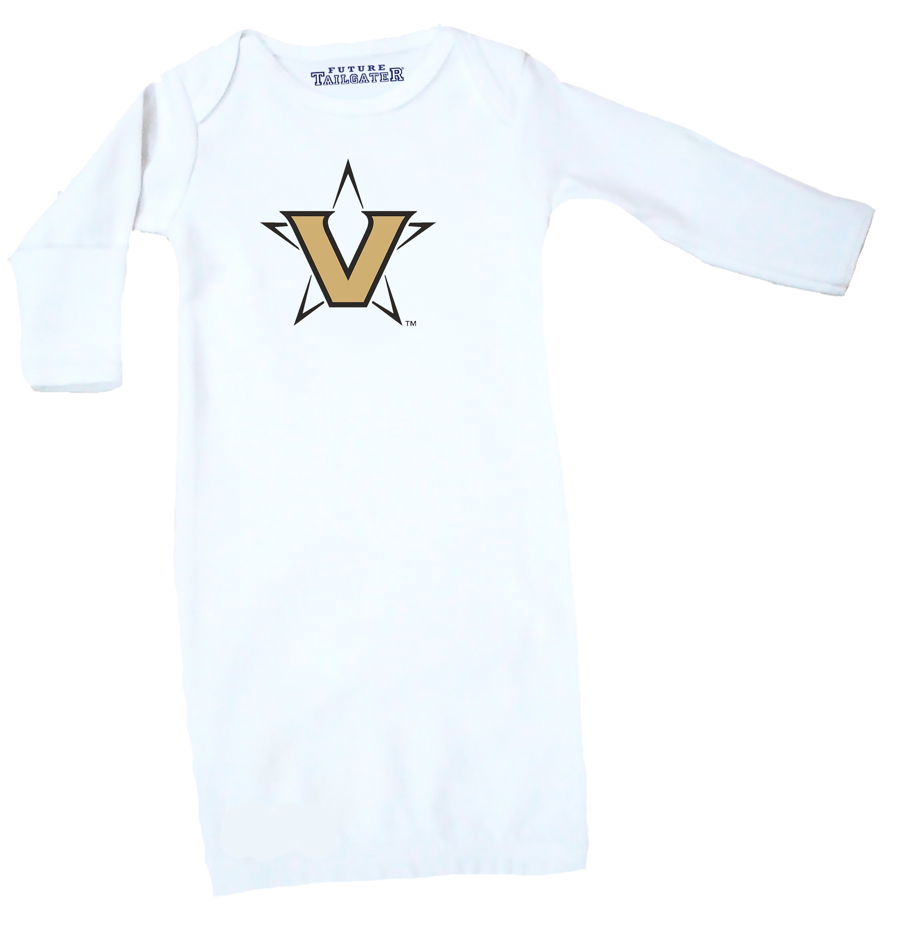 Vanderbilt Commodores LOGO Baby Layette Gown