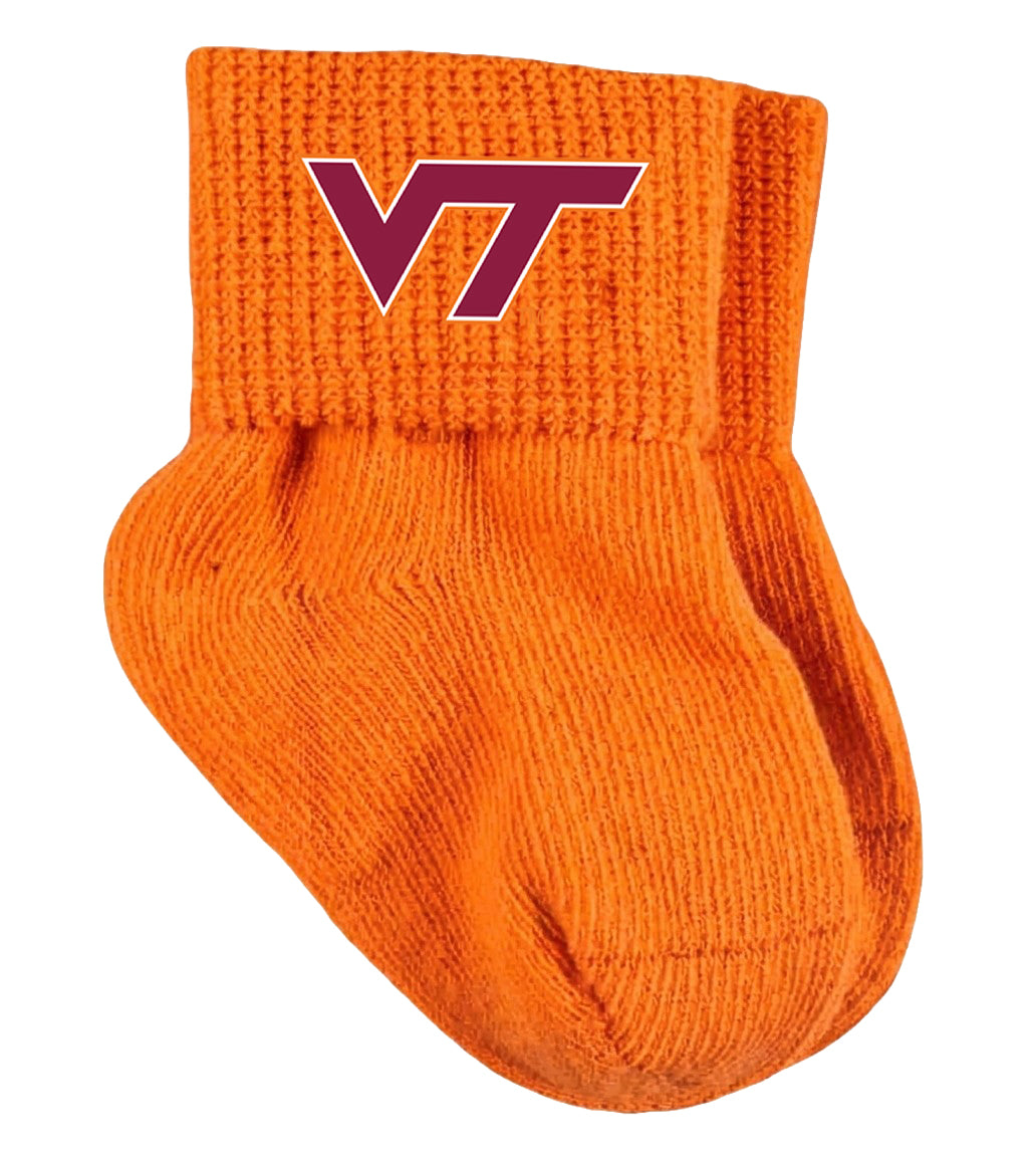 Virginia Tech Hokies Baby Socks
