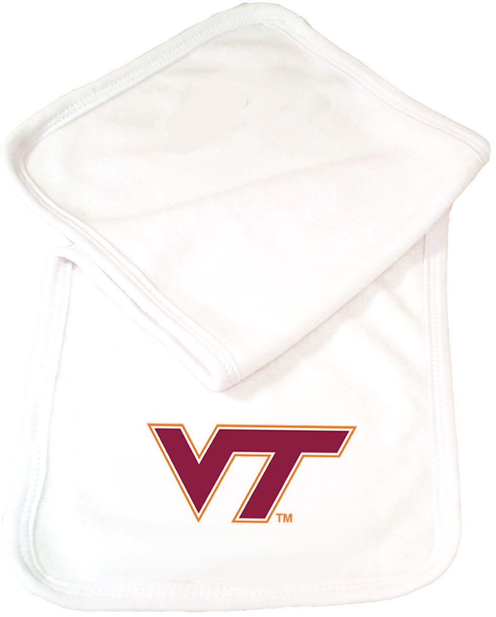 Virginia Tech Hokies Baby Burp Cloth