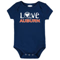 Auburn Tigers Doodle Art Baby Bodysuit