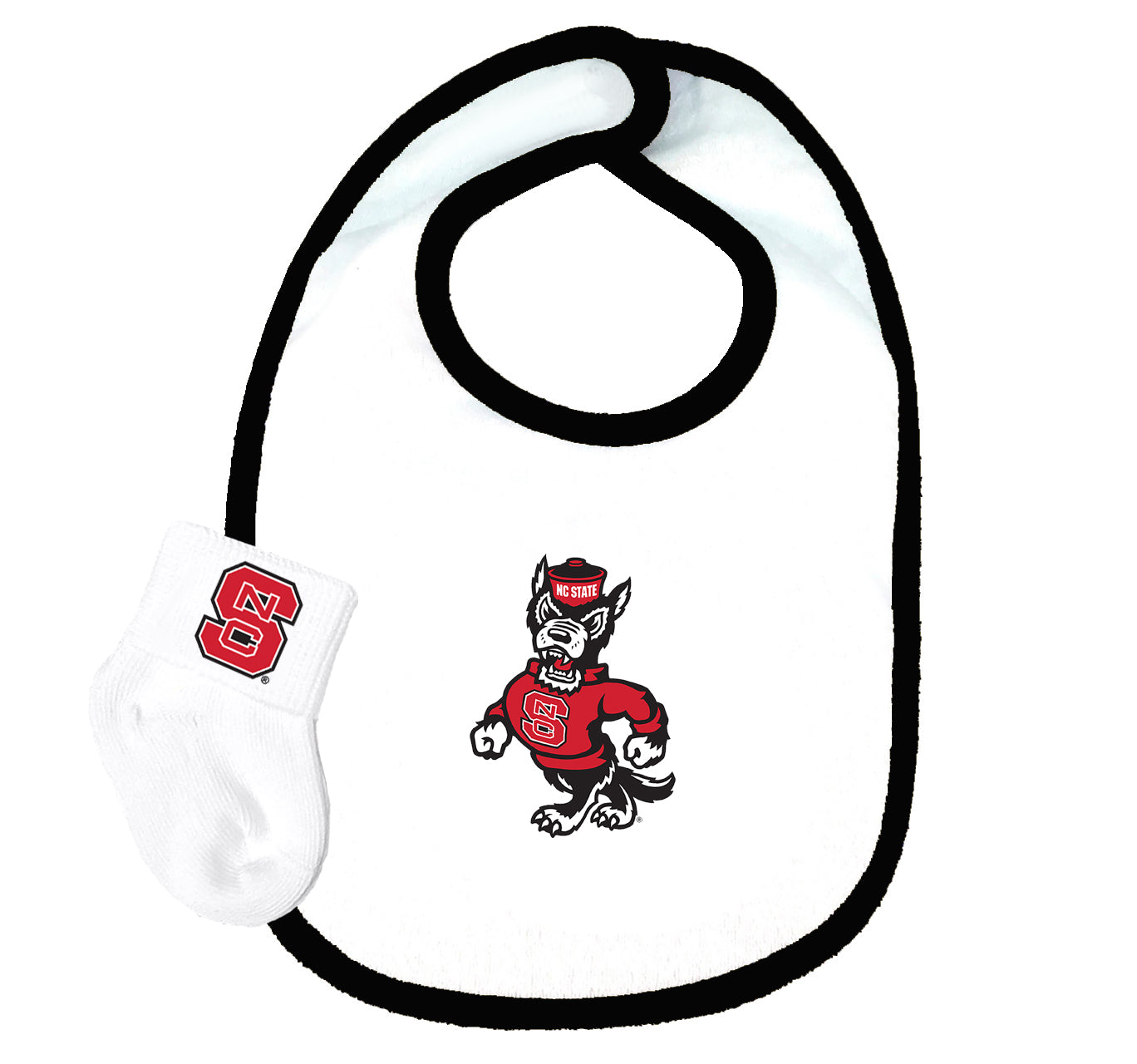 NC State Wolfpack Baby Bib and Socks Set (Copy)