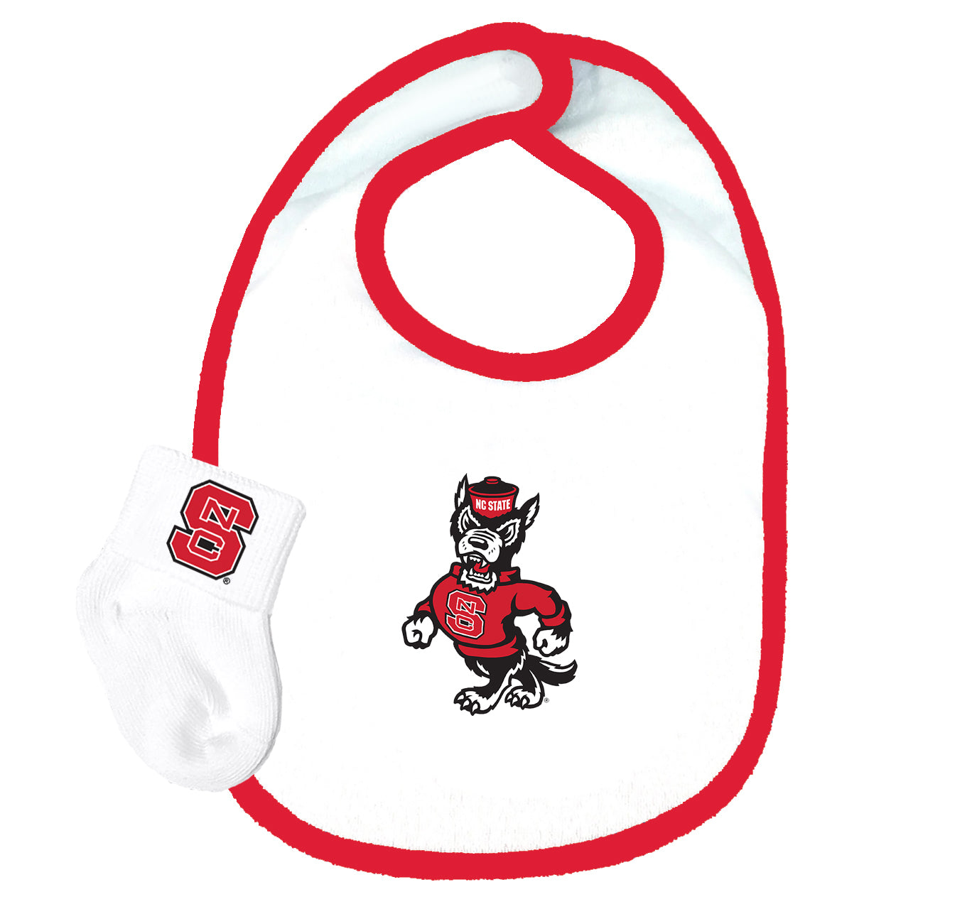 NC State Wolfpack Baby Bib and Socks Set (Copy)