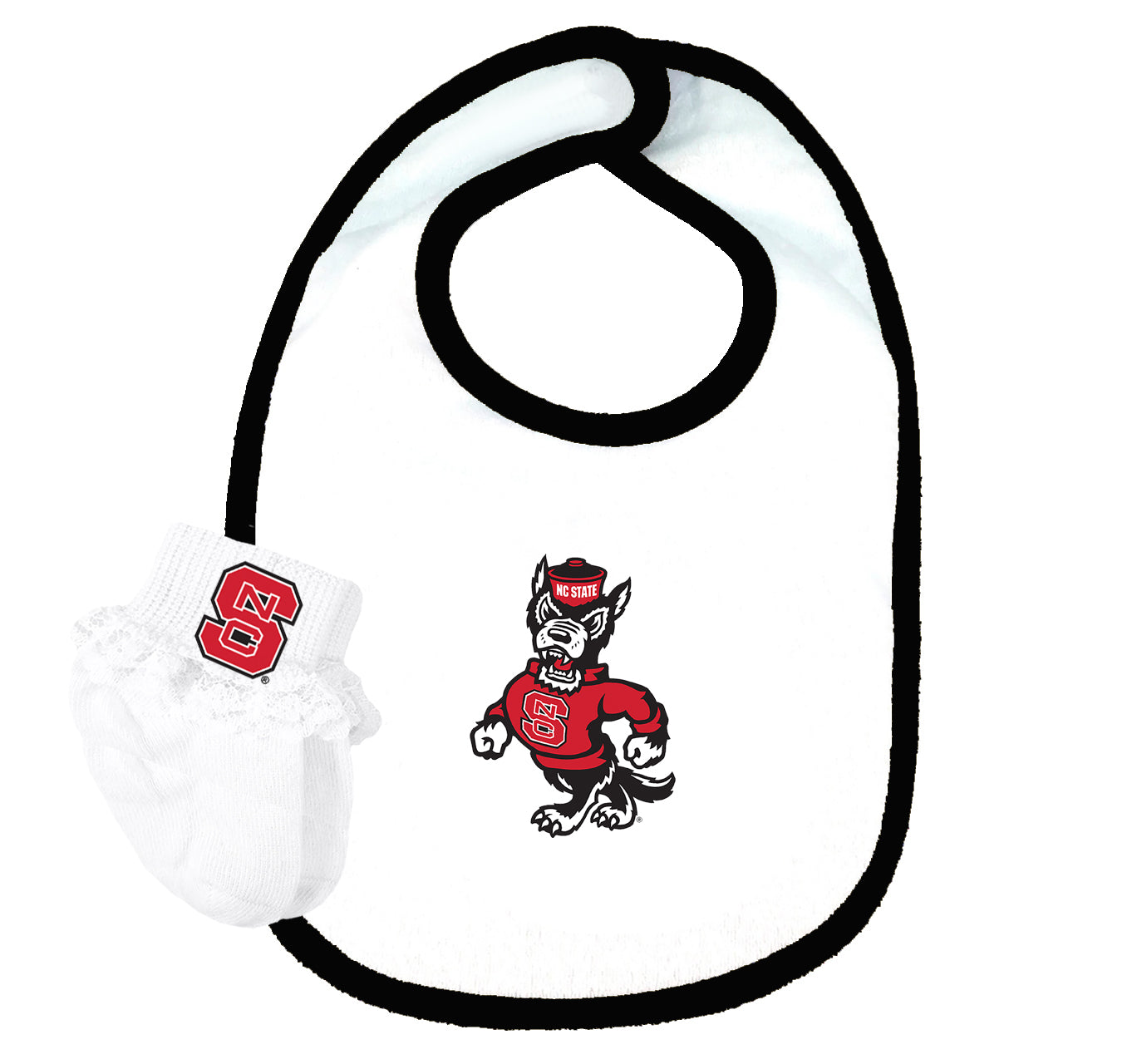 NC State Wolfpack Baby Bib and Socks Set (Copy)