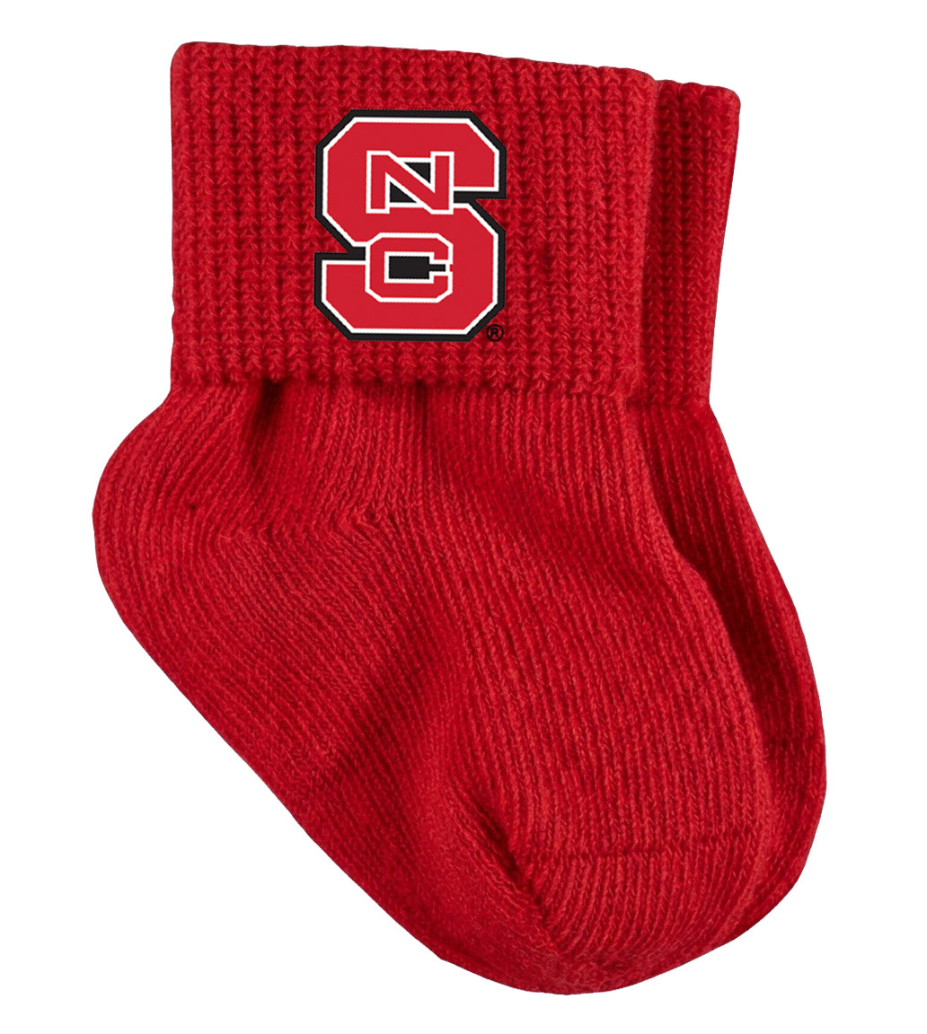 NC State Wolfpack Baby Socks