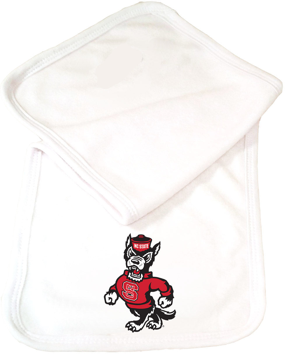 NC State Wolfpack Baby Burp Cloth
