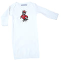 NC State Wolfpack LOGO Baby Layette Gown