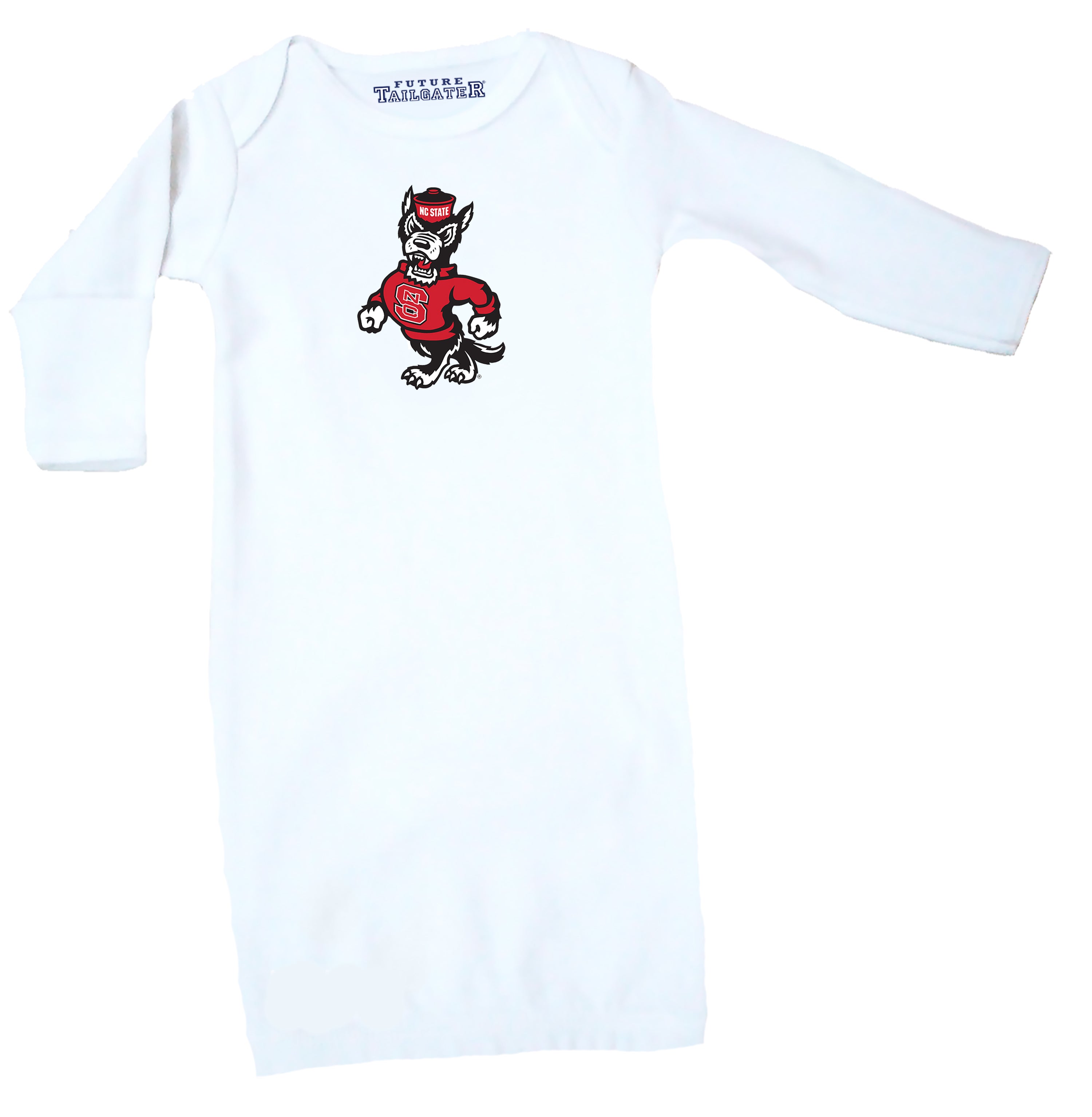 NC State Wolfpack LOGO Baby Layette Gown