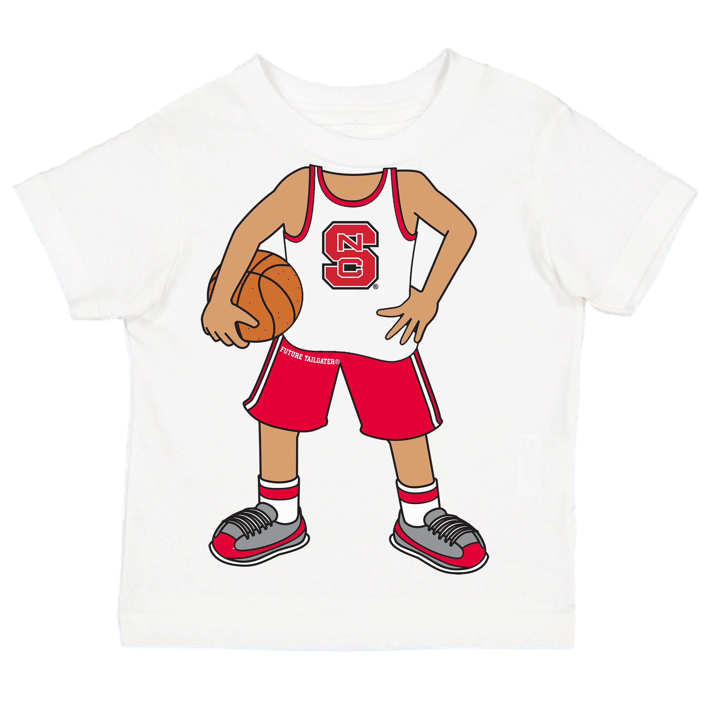 NC State Wolfpack Heads Up! Basketball Player Baby/Toddler/Youth T-Shirt