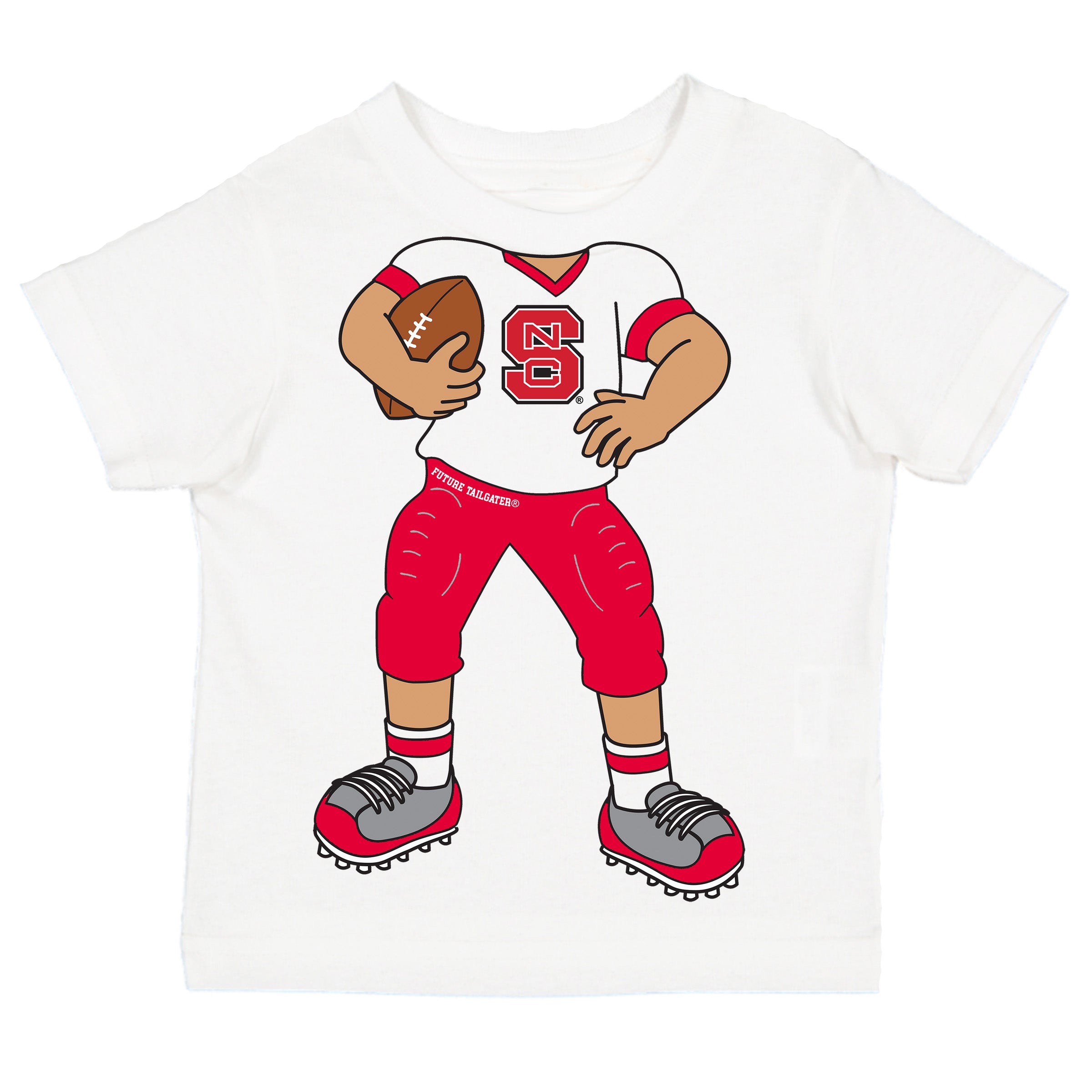 NC State Wolfpack Heads Up! Football Player Baby/Toddler/Youth T-Shirt