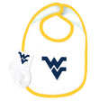 West Virginia Mountaineers Baby Bib and Socks Set