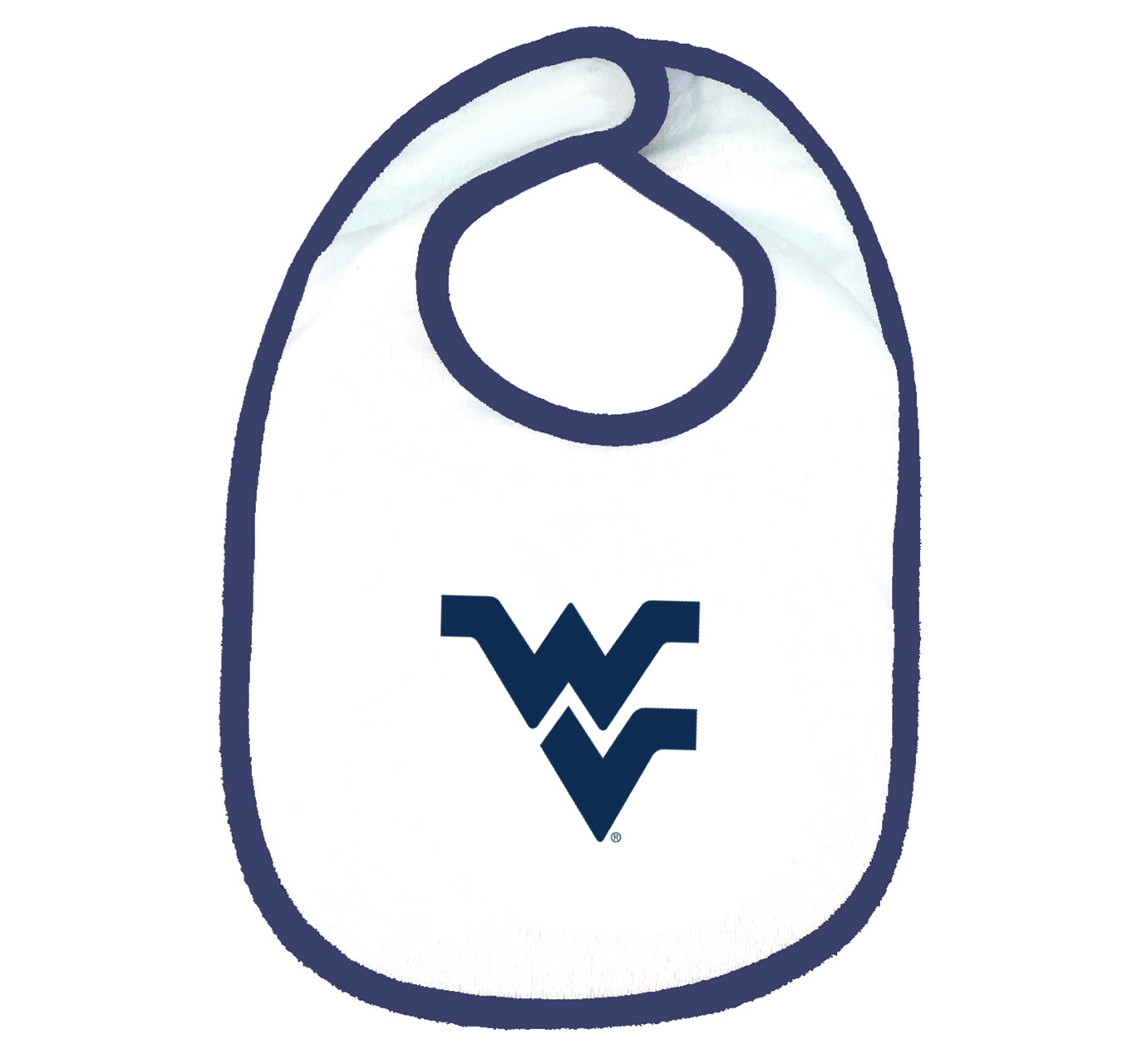 West Virginia Mountaineers Baby Bib
