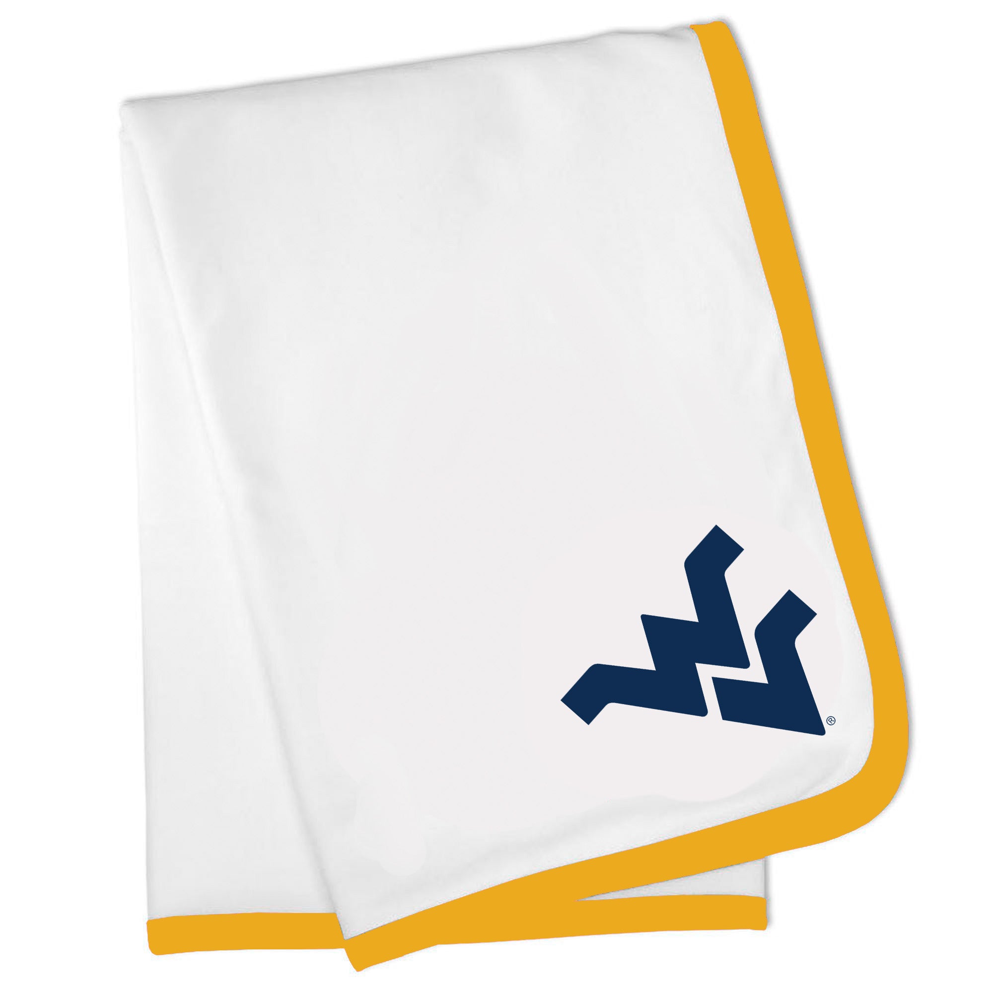 West Virginia Mountaineers Baby Receiving Blanket