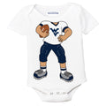 West Virginia Mountaineers Heads Up! Football Player Baby Bodysuit