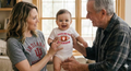 Indiana Hoosiers Pass Me to GrandPA, & Other Loved Ones Baby Bodysuit