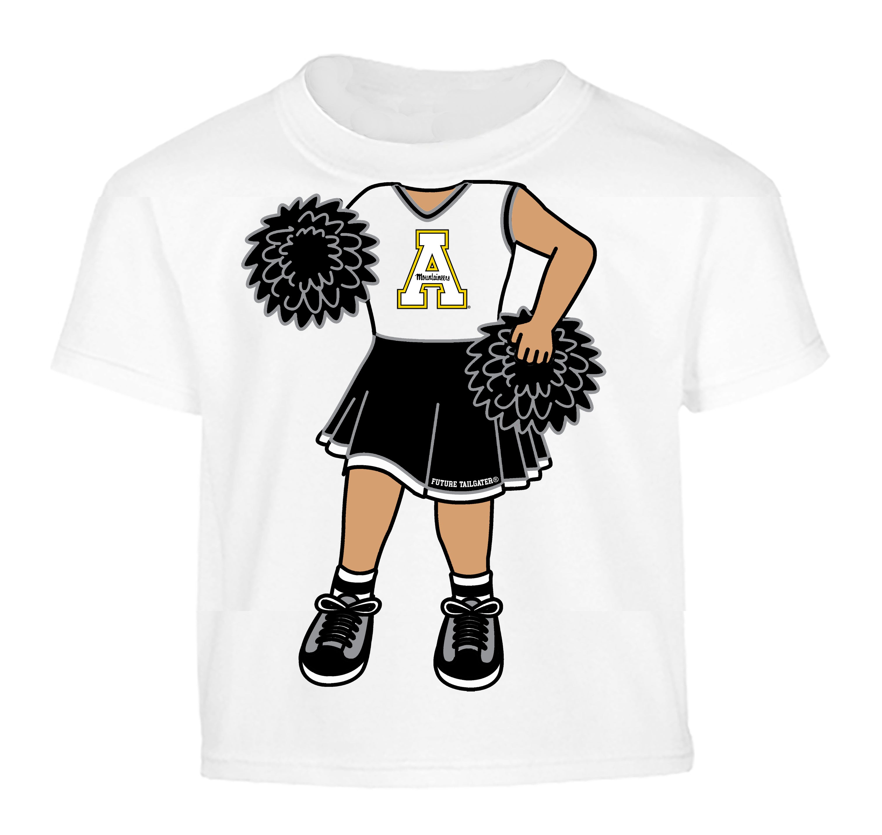 Appalachian State Mountaineers Heads Up! Cheerleader Baby/Toddler/Youth T-Shirt