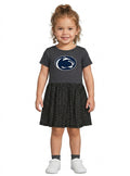 Penn State Nittany Lions Toddler Dress - Smoke/Black Leopard