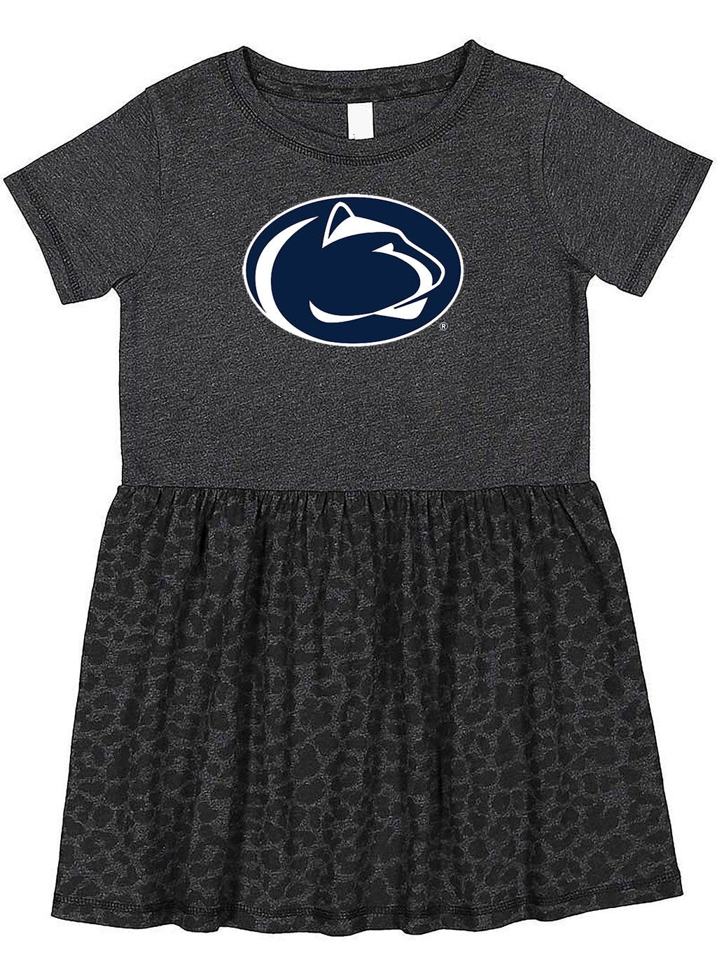 Penn State Nittany Lions Toddler Dress - Smoke/Black Leopard