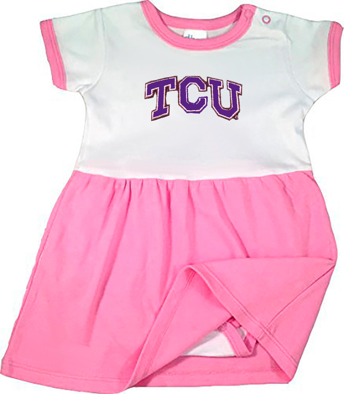 TCU Horned Frogs Baby Bodysuit Dress