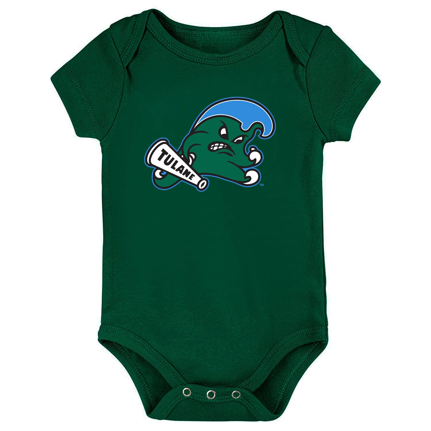 Tulane Green Wave LOGO Baby Bodysuit