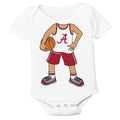 Alabama Crimson Tide Heads Up! Basketball Player Baby Bodysuit
